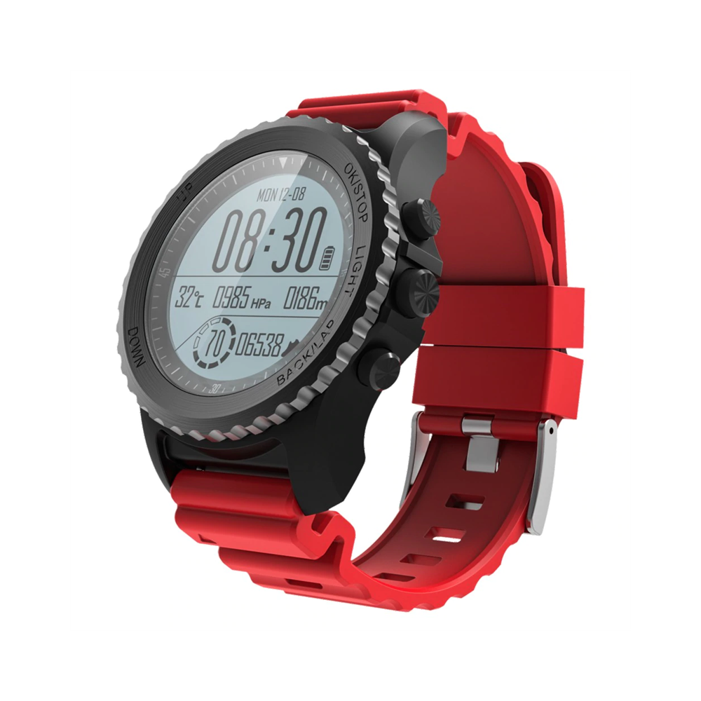 Deoditoo - Montre Bracelet Intelligente Etanche pour Sports et Loisirs SF-SM968 (Rouge) - Montre connectée