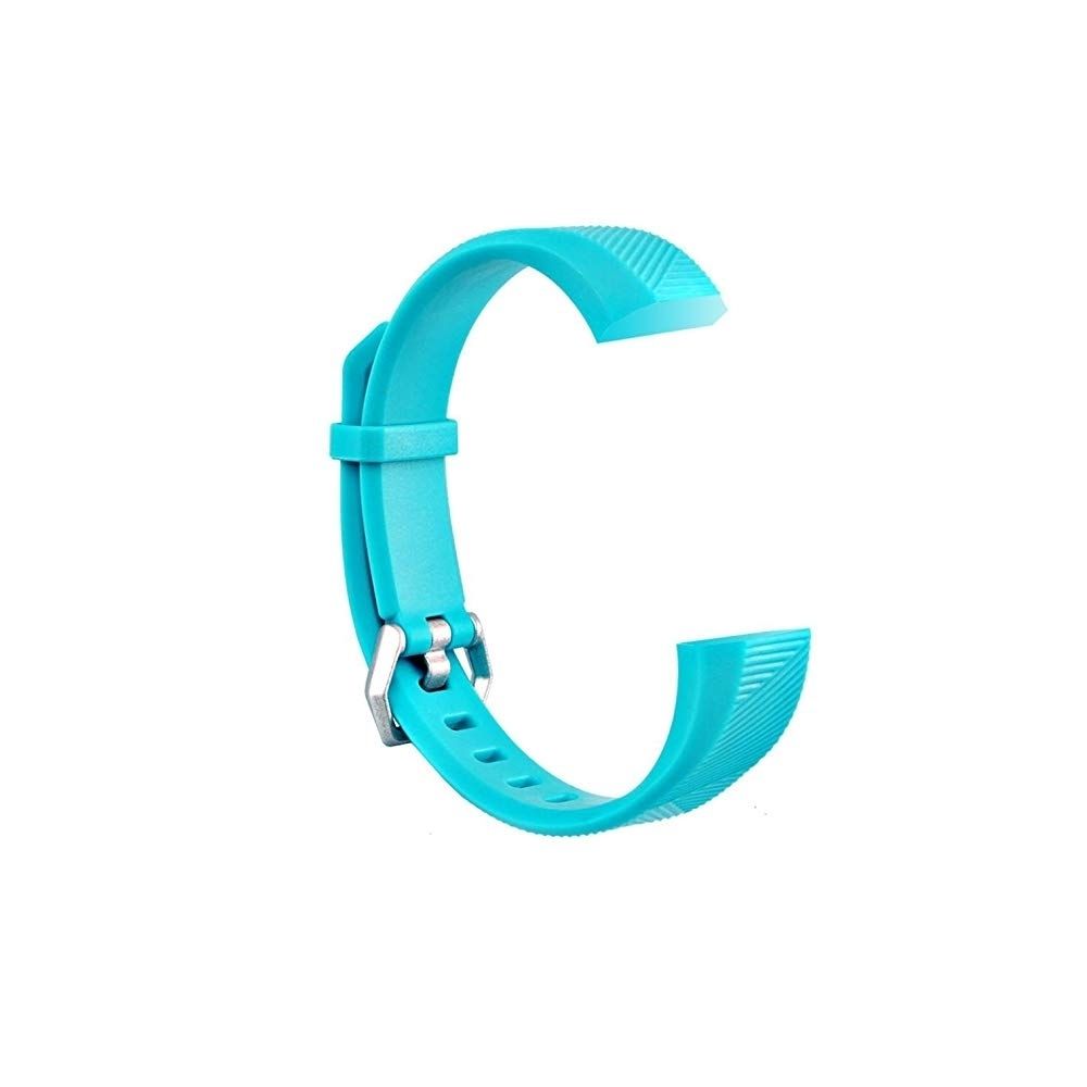 Wewoo - Bracelet pour montre connectée Dragonne en silicone enfants FITBIT ACE vert menthe - Bracelet connecté