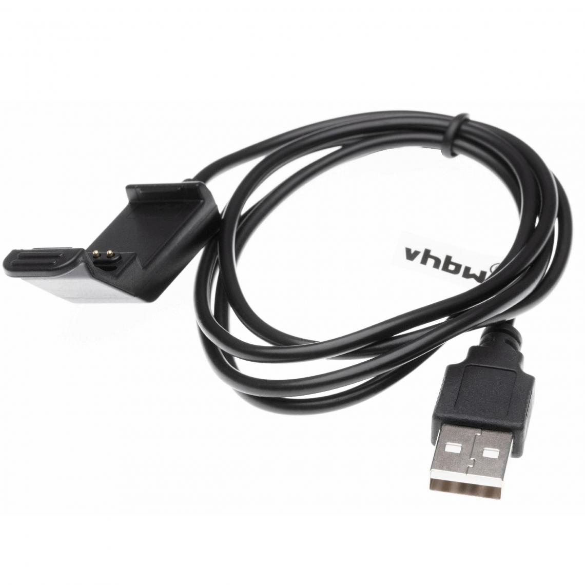 Vhbw - vhbw câble de chargement 100cm station de recharge convient pour Garmin Edge 20, 25 compteur vélo GPS Câble de remplacement Câble de données - Accessoires montres connectées