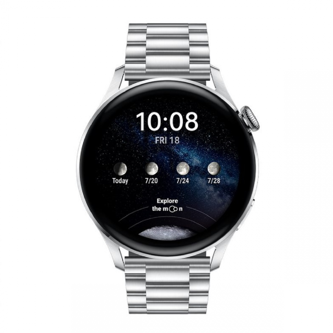 Huawei - Watch 3 Elite - 4G - Bracelet Metal Gris - Montre connectée
