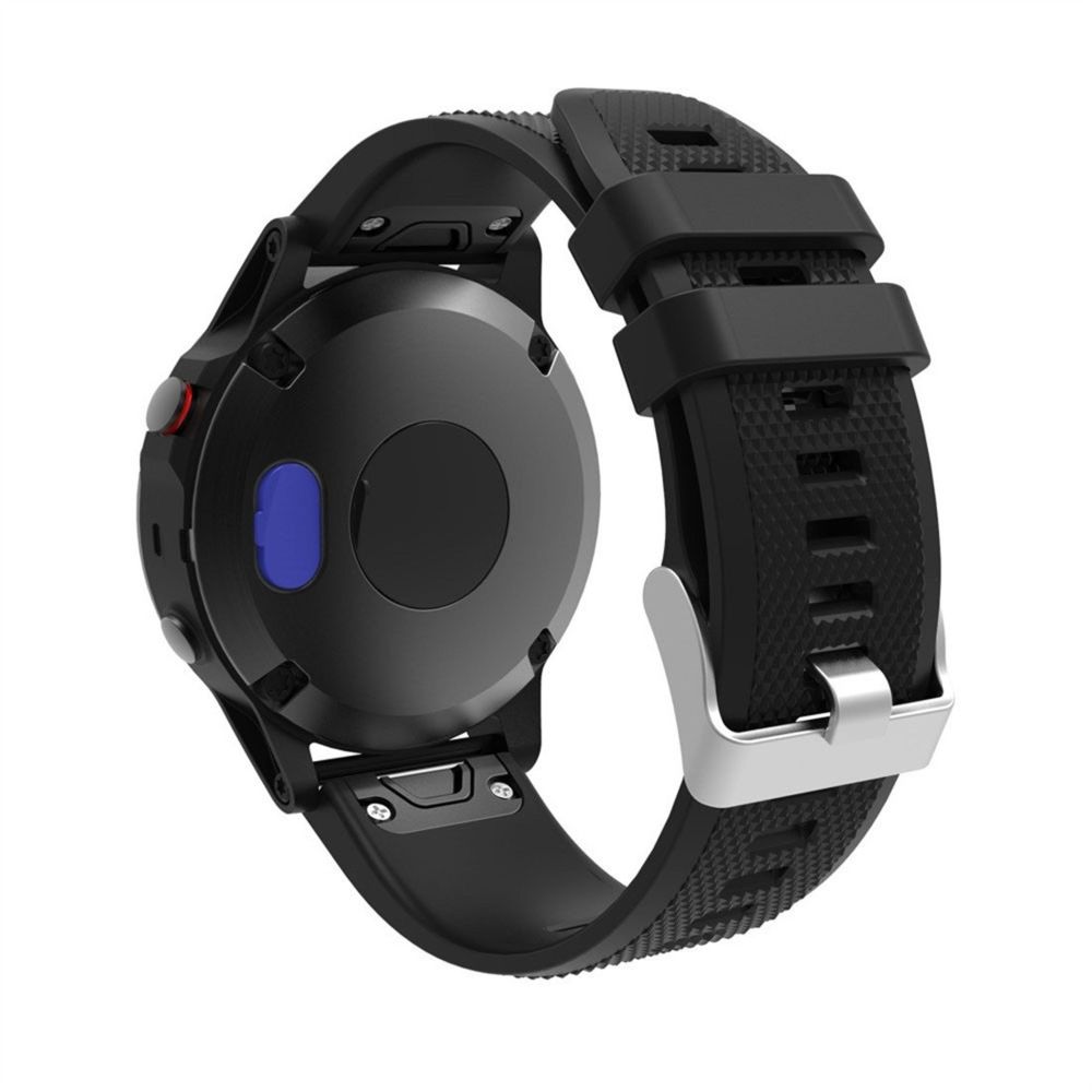 Wewoo - Protection écran Smart Watch Port de recharge Gel de silice Bouchon anti-poussière Plug Plug antipoussière pour Fenix 5 / 5S / 5X Bleu saphir - Accessoires montres connectées