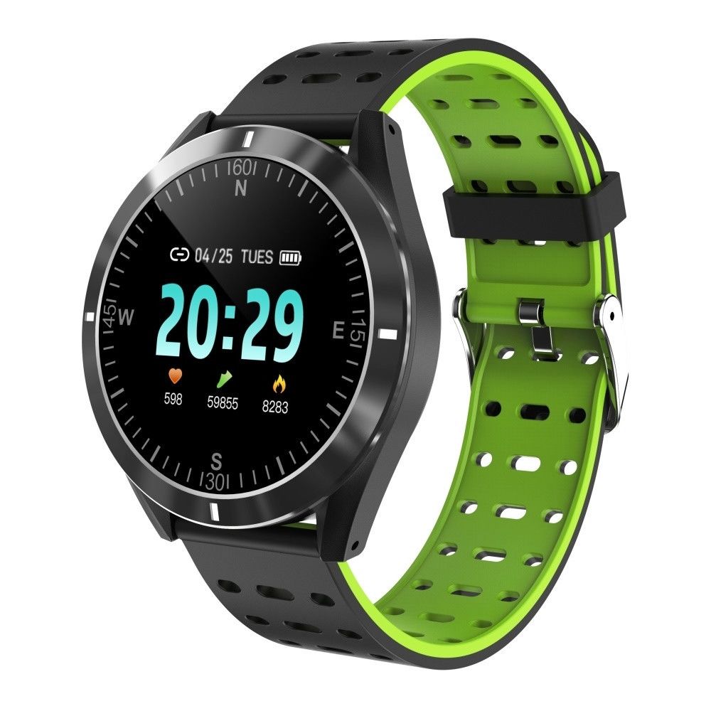 Wewoo - Bracelet connecté P6 1,3 pouces écran couleur IPS Smart Watch IP67 étancherappel d'appel de soutien / surveillance de la fréquence cardiaque / de la pression artérielle / du sommeil Vert - Bracelet connecté