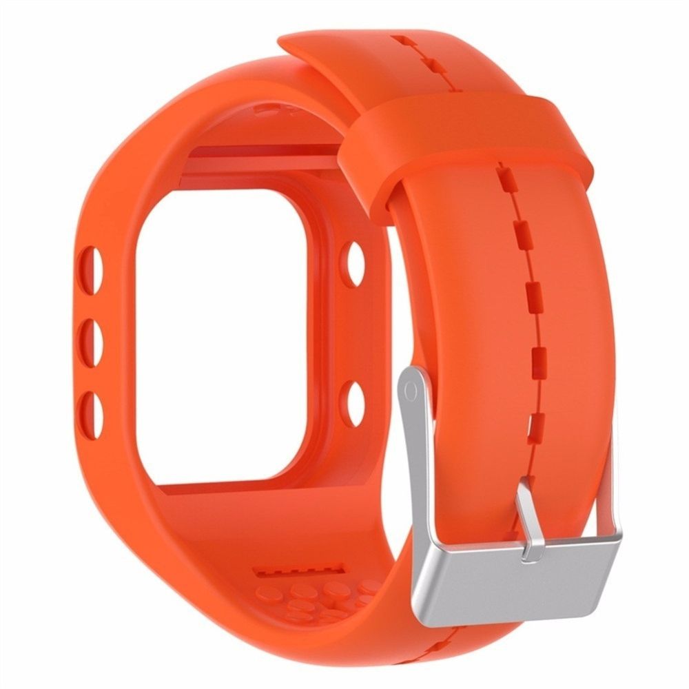 Wewoo - Bracelet pour montre connectée en silicone Smart Watch POLAR A300 Orange - Bracelet connecté