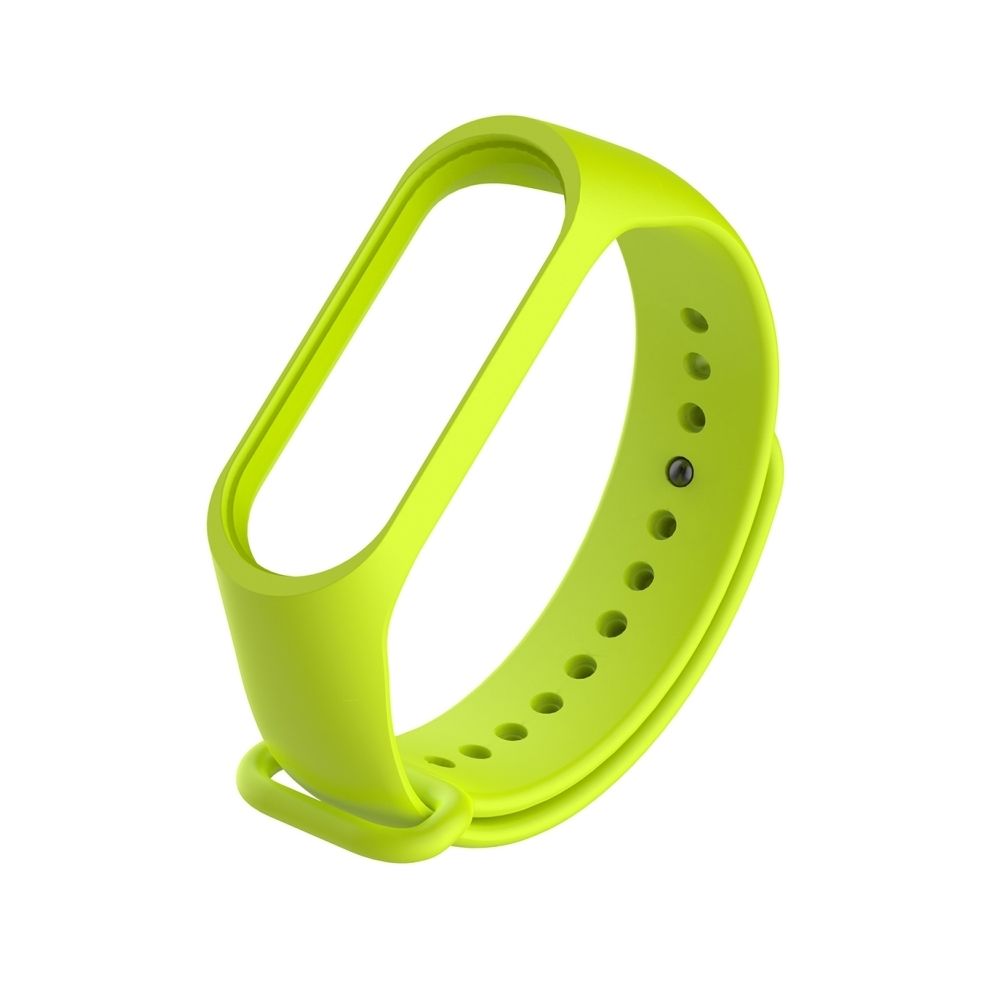 Wewoo - Bracelet montre bracelet en caoutchouc silicone bracelet poignet remplacement de la bande pour Xiaomi Mi bande 3 (vert) - Bracelet connecté