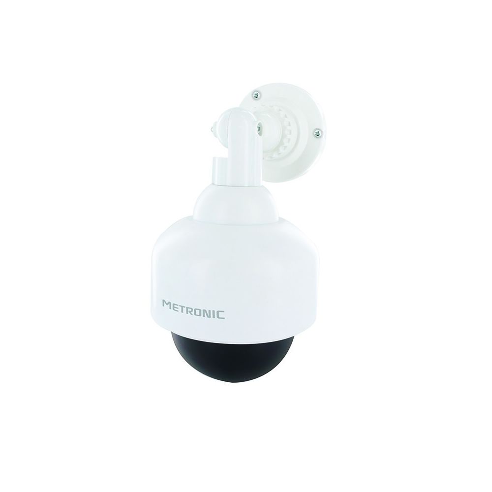 Metronic - Caméra Dôme factice Netcam - blanc - Caméra de surveillance connectée