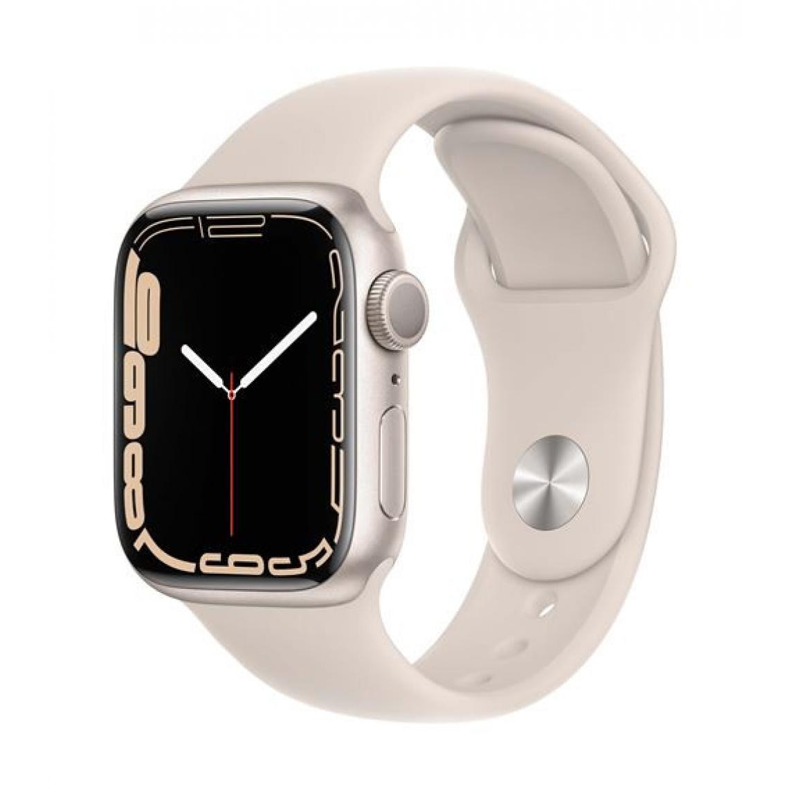 Apple - Montre connectée APPLE WATCH S7 ALU 41 BLANC SPORT - Apple Watch