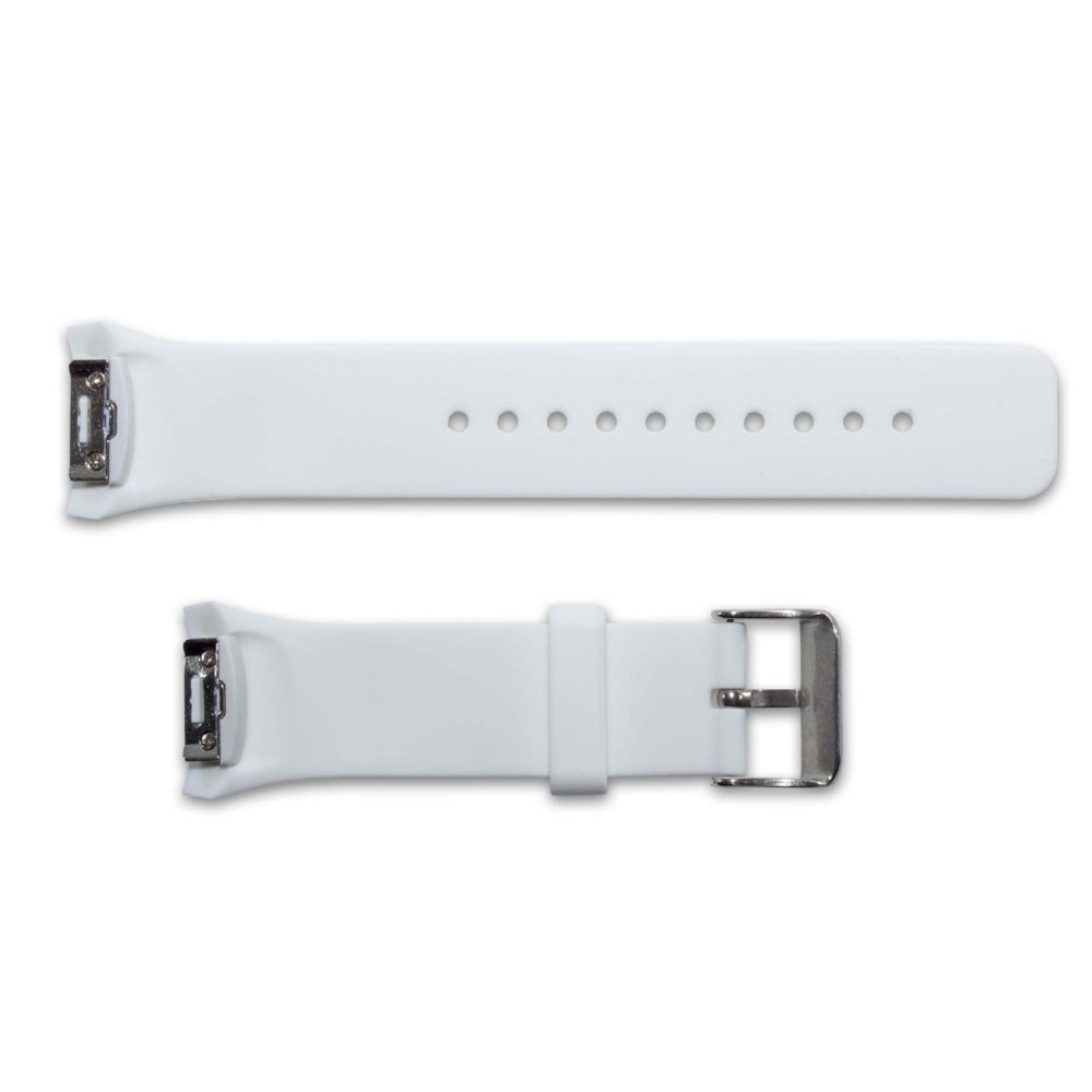 Vhbw - vhbw Bracelet blanc taille L, large pour montre de fitness Samsung Galaxy Gear S2, SM-R720, SM-R730. - Accessoires montres connectées