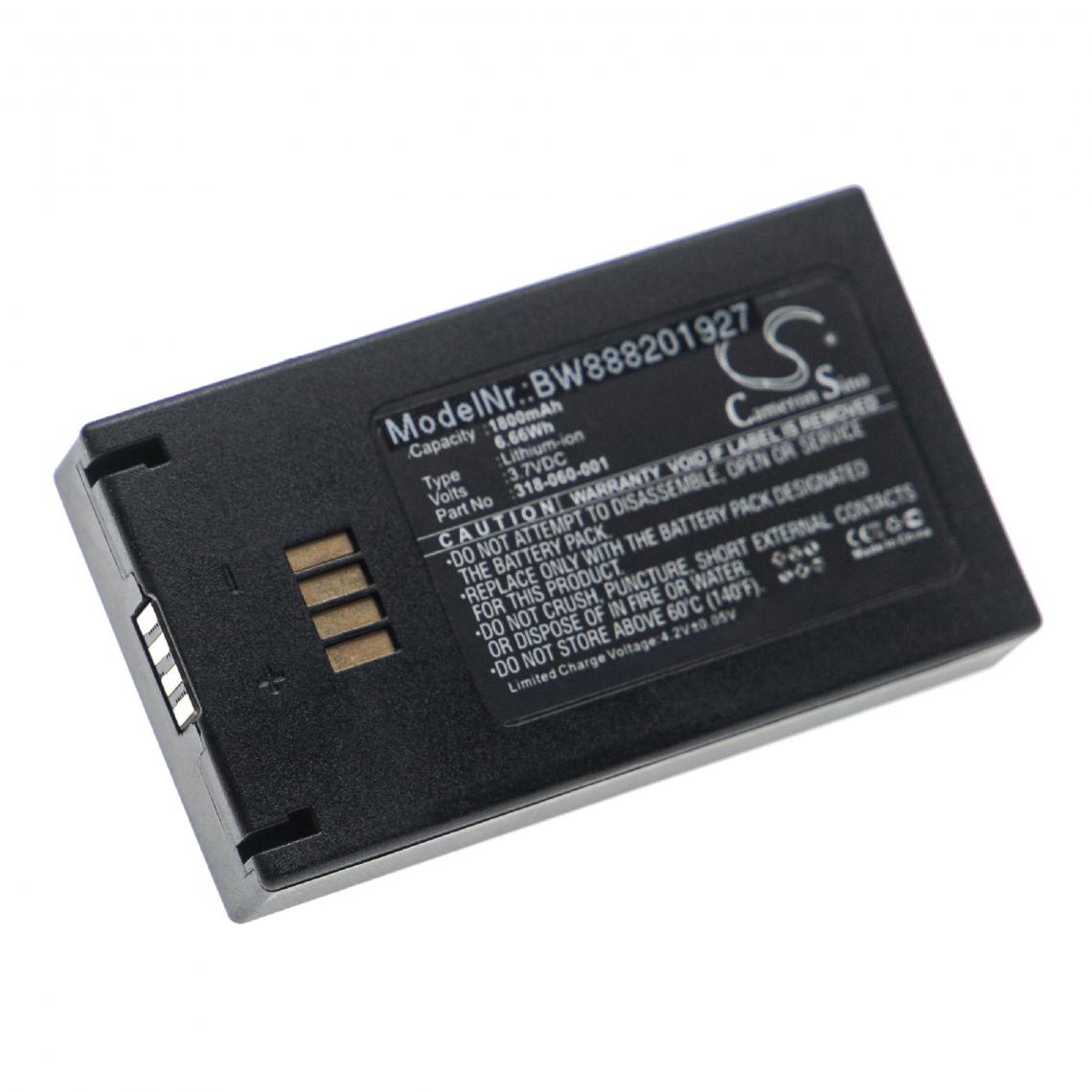 Vhbw - vhbw Batterie compatible avec Honeywell IH21 A0014, RFID outil de mesure (1800mAh, 3,7V, Li-Ion) - Caméras Sportives
