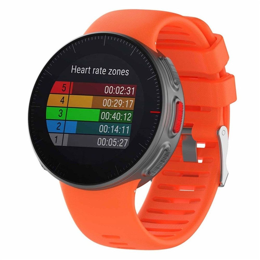 Wewoo - Bracelet pour montre connectée Smartwatch POLAR Vantage V Orange - Bracelet connecté