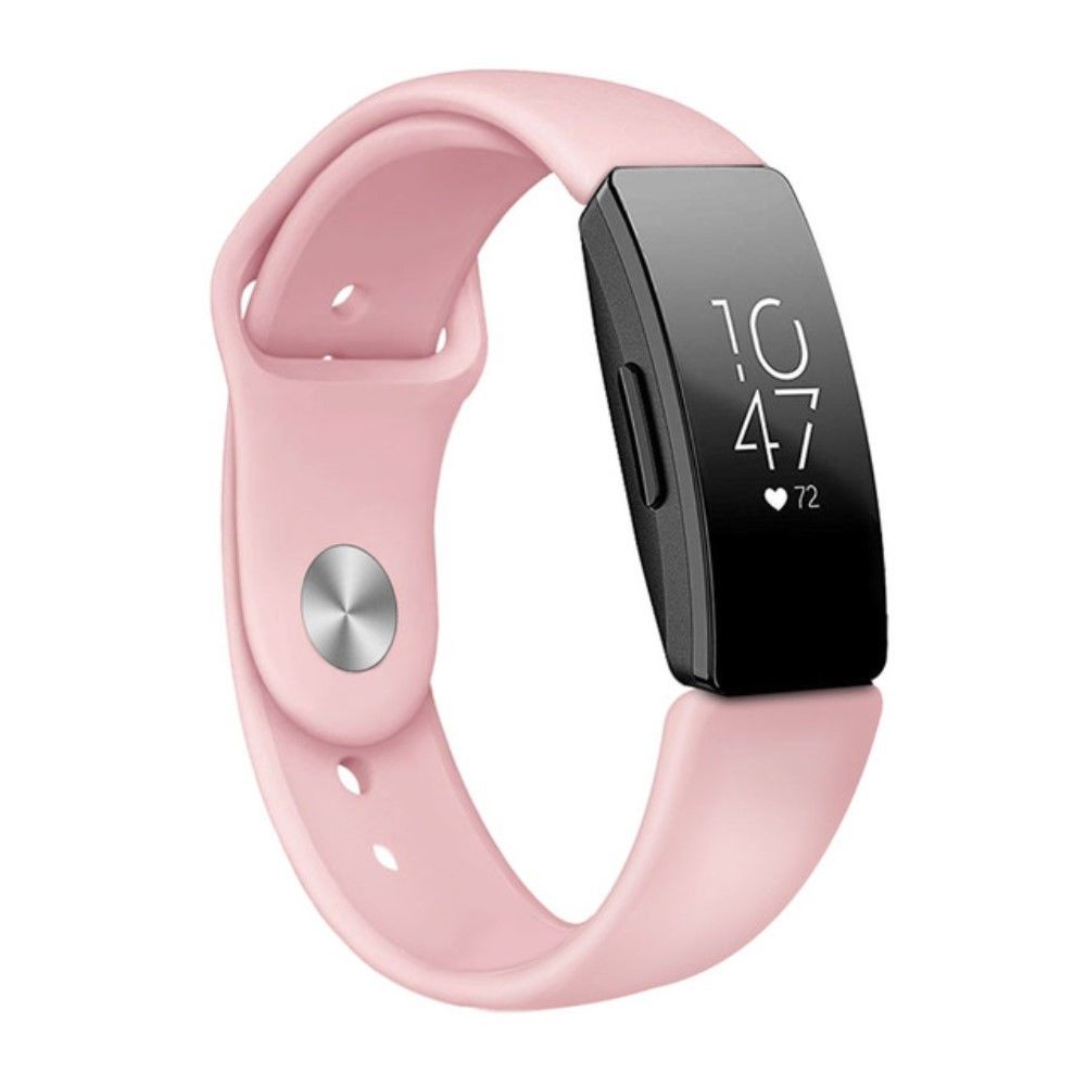 marque generique - Bracelet en silicone rose pour Fitbit Inspire - Accessoires bracelet connecté