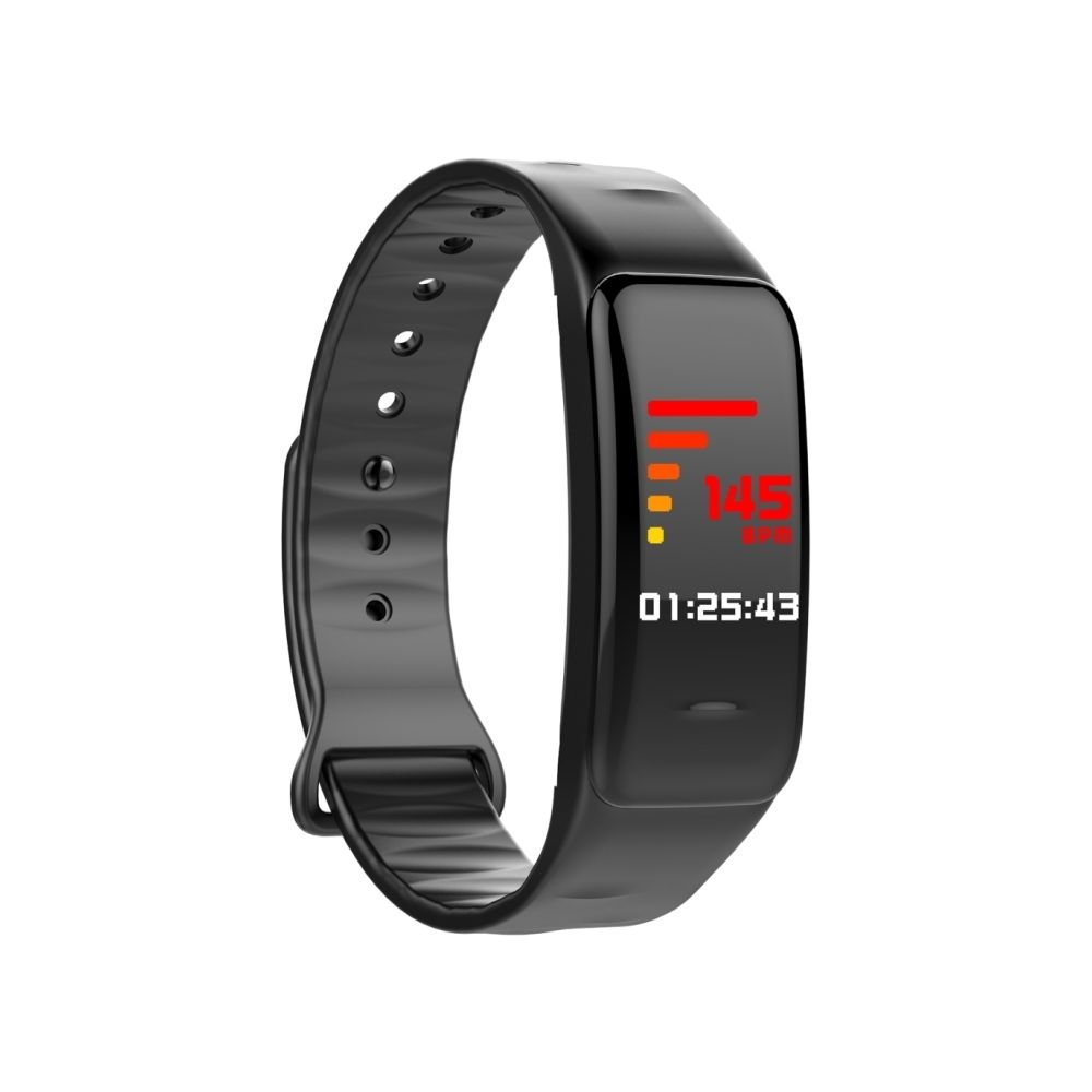 Wewoo - Bracelet connecté Smartwatch Fitness Tracker Smartband écran IPS 0,96 pouce, étanche IP67, mode Sports de soutien / pression artérielle / moniteur de sommeil / de fréquence cardiaque / de fatigue / rappel sédentaire noir - Bracelet connecté