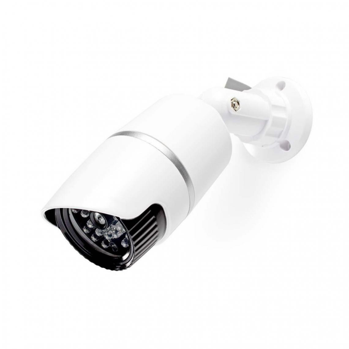 Alpexe - Caméra de Sécurité Factice | Tube | IP44 | Blanc - Caméra de surveillance connectée