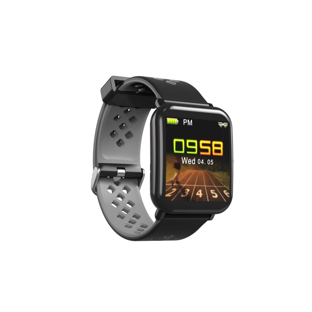 Wewoo - Bracelet connecté Smartwatch DM06 de 1,3 pouces IPS écran couleur IP68 étancherappel d'appel de soutien / surveillance de la fréquence cardiaque / du sommeil / rappel de la sédentarité gris noir - Bracelet connecté