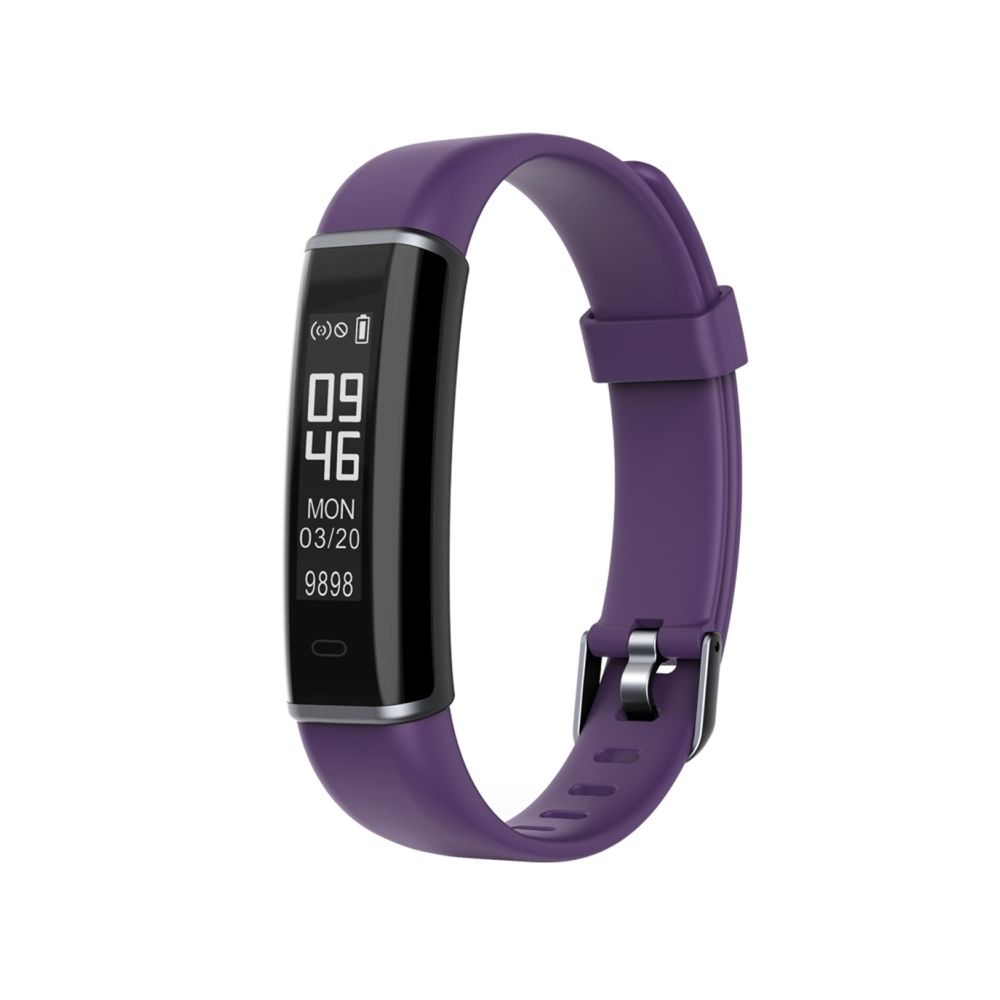 Wewoo - Bracelet connecté Smartwatch Fitness Tracker 0.87 pouces OLED Smartband Smart écran, IP67 étanche, soutien Sports Mode / moniteur de sommeil / caméra à distance / rappel d'information Violet - Bracelet connecté