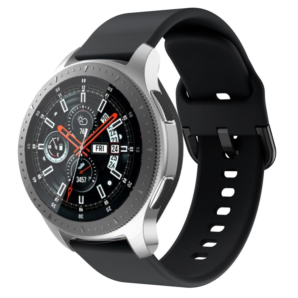 marque generique - Bracelet en silicone sangle noir pour votre Samsung Gear S3 Active - Accessoires bracelet connecté