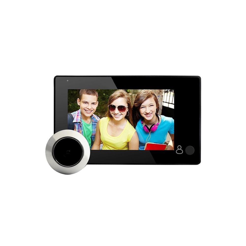 Wewoo - Interphone vidéo Visiophone 4,3 pouces TFT écran couleur 2.0MP caméra de sécurité intelligente sonnette - Sonnette et visiophone connecté