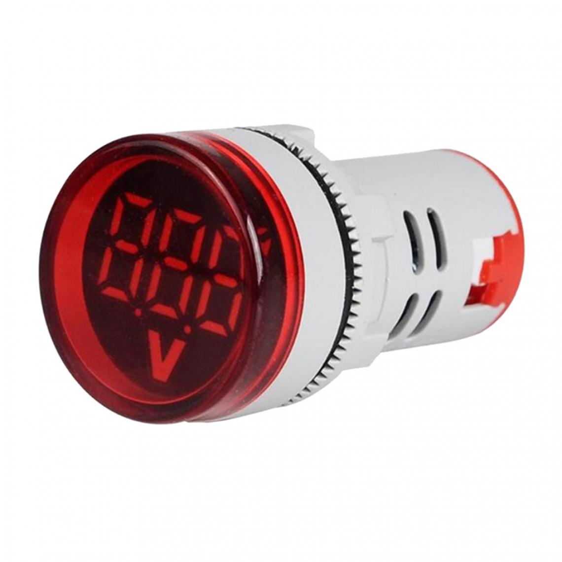 marque generique - Voltmètre AC 12-500V Voltmètre Moniteur De Puissance LED Indicateur De Pilotage Rouge - Détecteur connecté