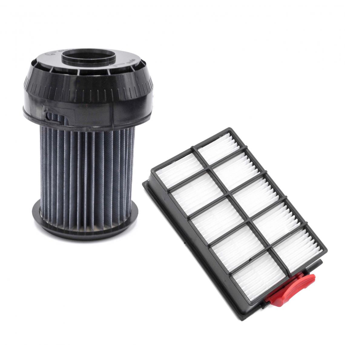 Vhbw - vhbw Lot de filtres compatible avec Bosch BGS 61842, 6220 GB/01, 62232, 6225, 6225 GB/01 aspirateur - 2x Filtres de rechange - Accessoire entretien des sols