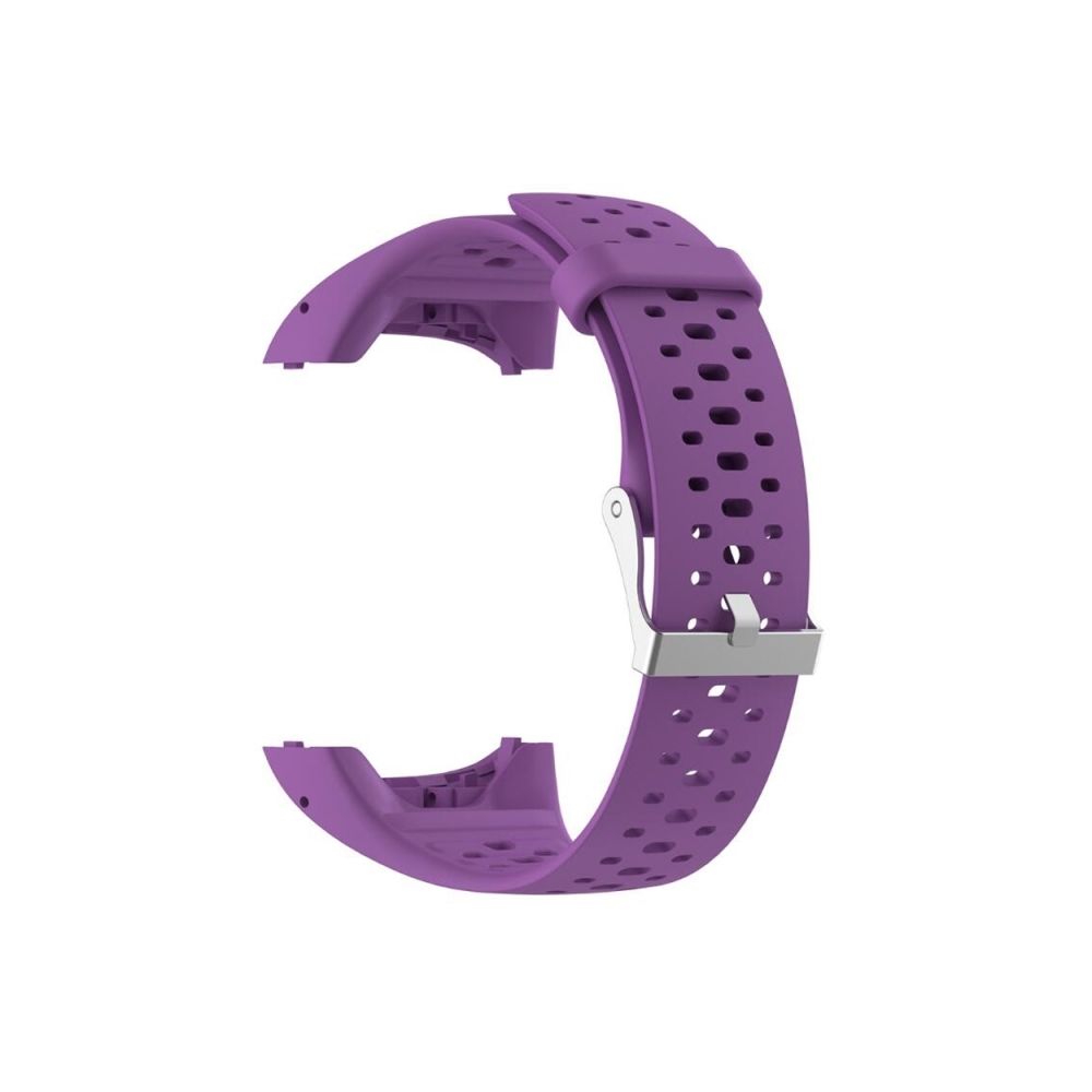 Wewoo - Bracelet pour montre connectée Dragonne Sport en silicone POLAR M400 / M430 Violet - Bracelet connecté