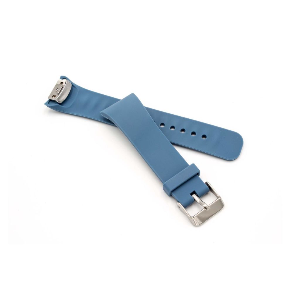 Vhbw - vhbw silicone bracelet gris ardoise pour smartwatch traqueurs de fitness Samsung Gear Fit 2 SM-R360 - Accessoires montres connectées