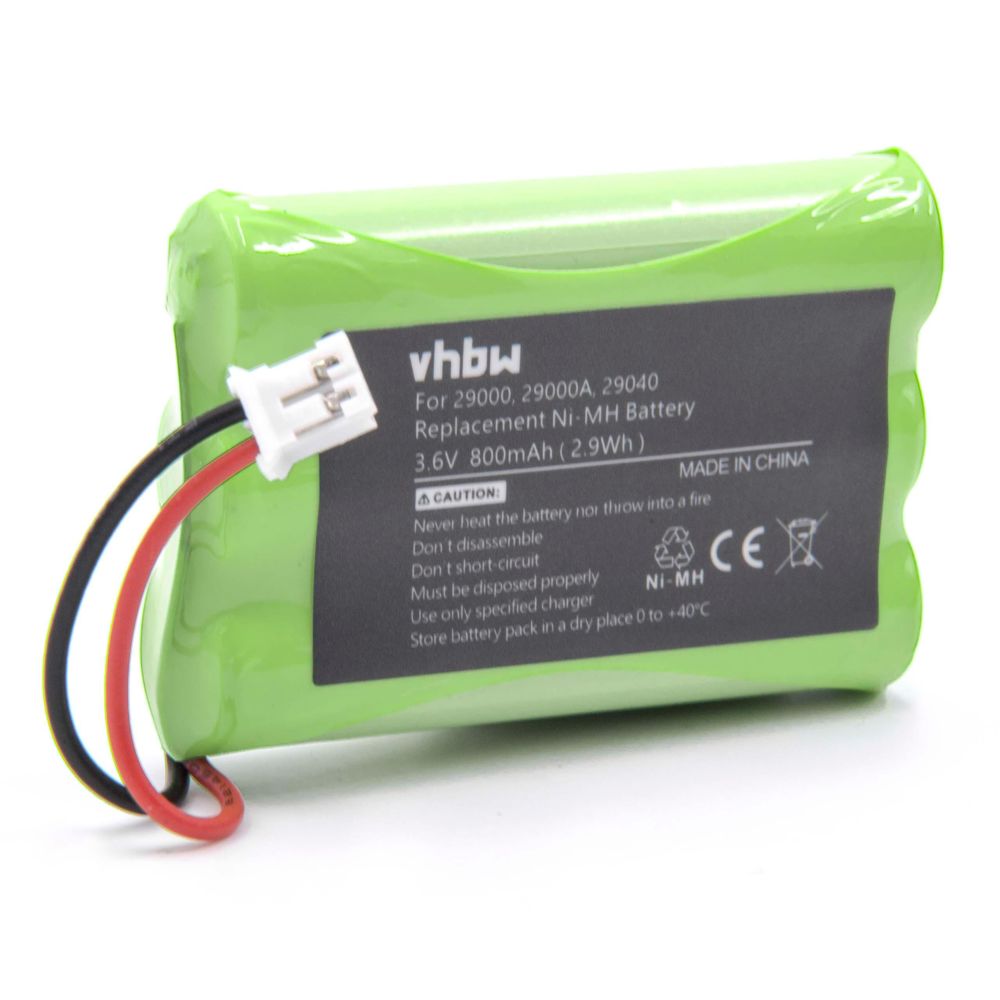 Vhbw - vhbw Batterie NiMH 800mAh (3.6V) pour babyphone, moniteur bébé Summer Infant 29000, 29000A, 29030, 29040 - Babyphone connecté