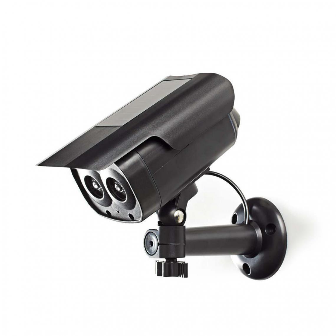 Alpexe - Caméra de Sécurité Factice | Tube | IP44 | Noir - Caméra de surveillance connectée