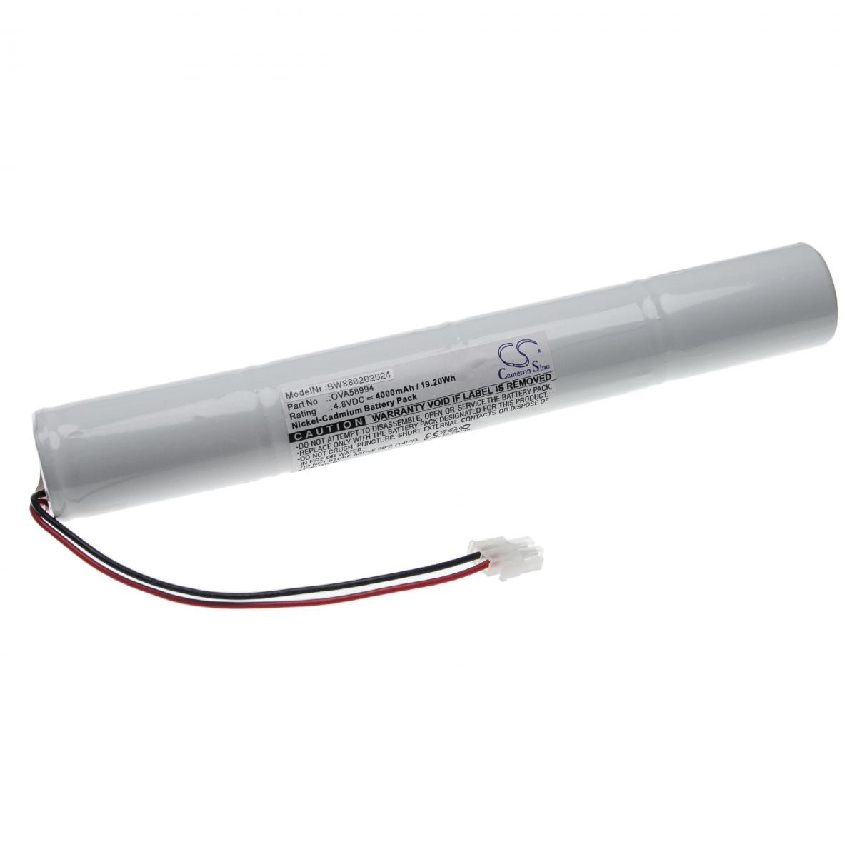Vhbw - vhbw batterie remplace Schneider OVA58994 pour issues/éclairage de secours (4000mAh, 4,8V, NiCd) - Autre appareil de mesure