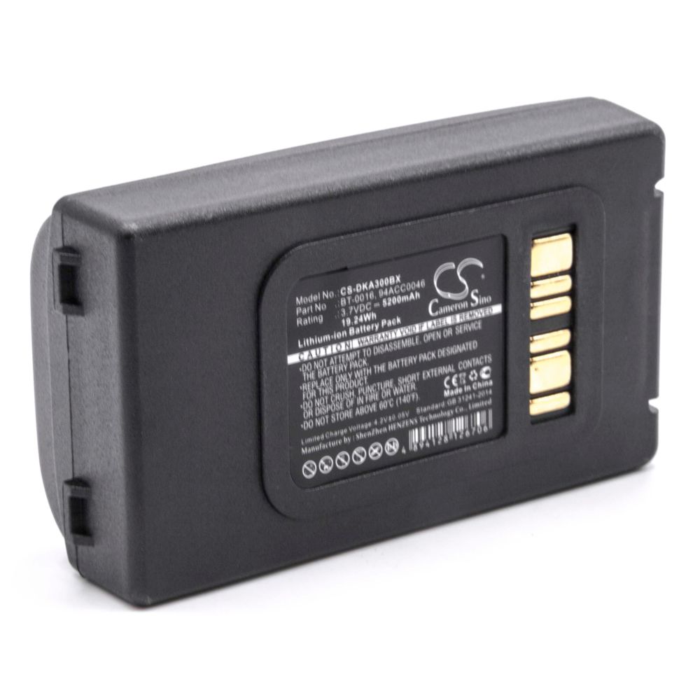 Vhbw - vhbw Li-Ion batterie 5200mAh (3.7V) pour ordinateur portable scanner comme Datalogic BT-0016 - Caméras Sportives