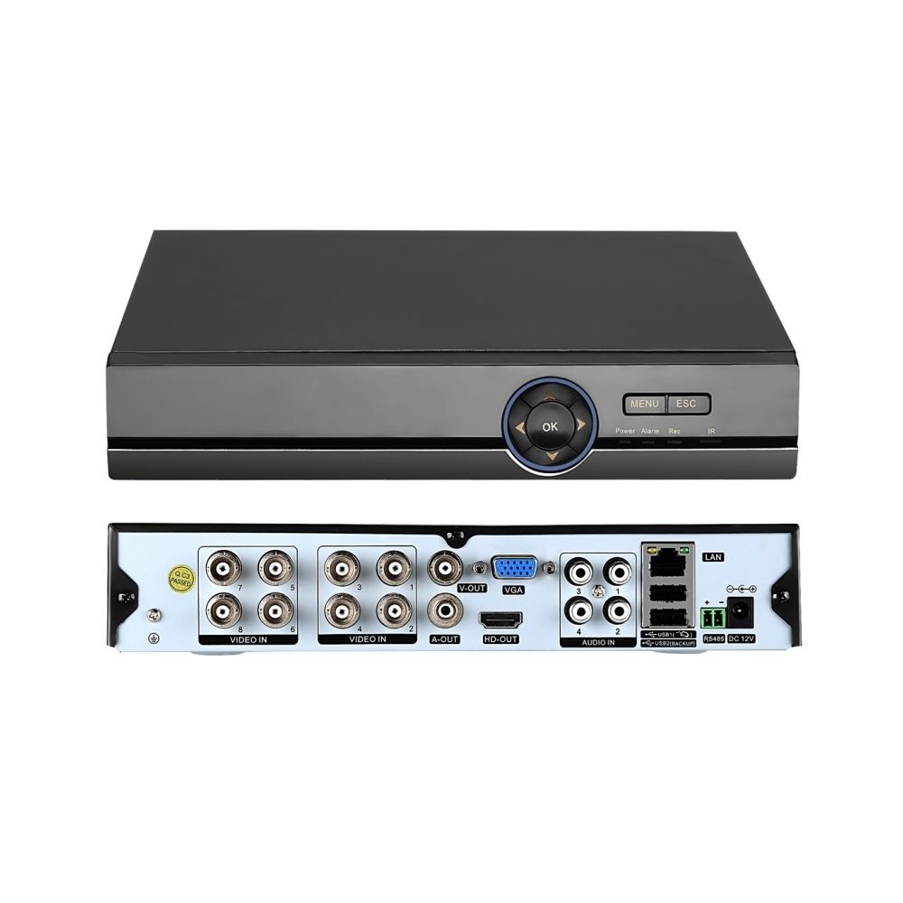 Wewoo - Vidéosurveillance noir H.264 1080N AHD DVR, support AHD / TVI / CVI / CVBS / signal IP - Accessoires sécurité connectée