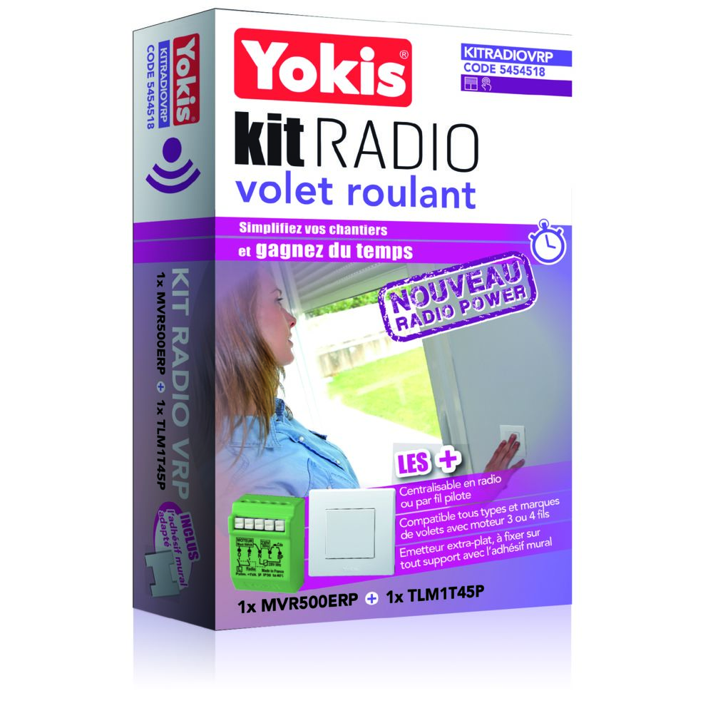 Yokis - kit radio volet roulant power - yokis kitradiovrp - Accessoires de motorisation