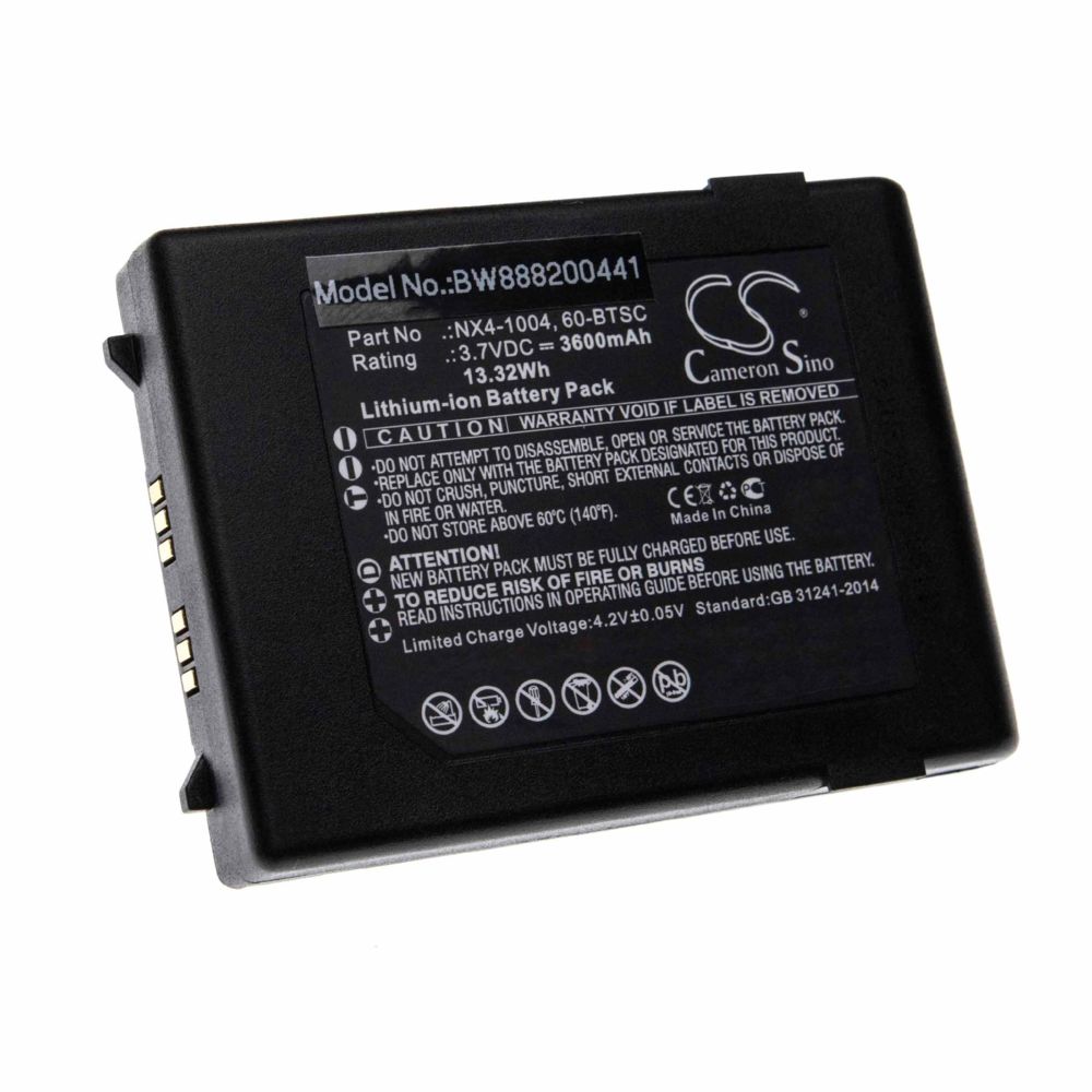 Vhbw - vhbw batterie remplace Nautiz 60-BTSC, NX4-1004 pour scanner de code-barres POS (3600mAh, 3.7V, Li-Ion) - Caméras Sportives