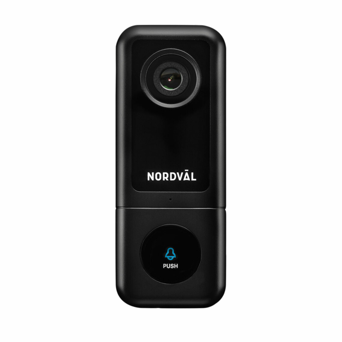 Nordval - SH105 Sonnette vidéo Intelligente avec caméra 2K, WiFi et Carte SD de 64 Go - Sonnette et visiophone connecté