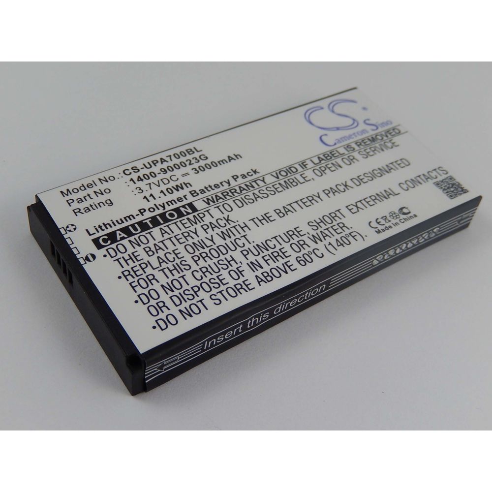 Vhbw - vhbw Batterie Li-polymère 3000mAh (3.7V) pour Terminal, portable Computer, PDA Unitech PA700 comme 1400-900023G, S12GT1301A. - Caméras Sportives