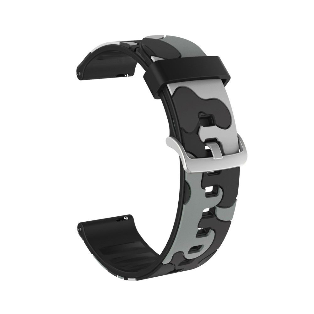 Generic - Bracelet en silicone Peau de camouflage 20 mm flexible gris pour votre Huami Amazfit Watch Youth Version/GT2 42mm - Accessoires bracelet connecté