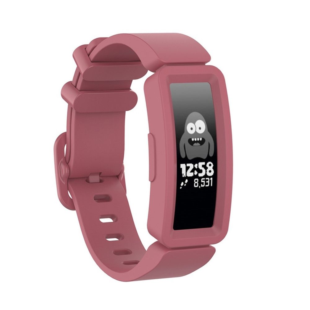 Wewoo - Bracelet pour montre connectée Fitbit Inspire HR / Ace 2 Silicone Smart Watch de remplacement Rouge - Bracelet connecté