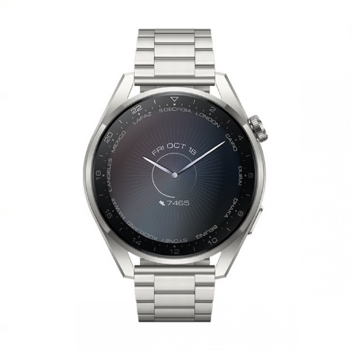 Huawei - Watch 3 Pro Elite - 4G - Bracelet Metal Gris - Montre connectée