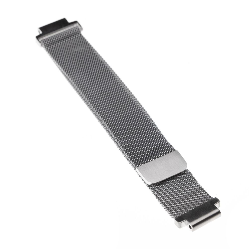 Vhbw - vhbw bracelet acier inoxydable argent fermeture magnétique compatible avec Garmin Forerunner 220, 230, 235, 620, 630, 735 - Accessoires montres connectées