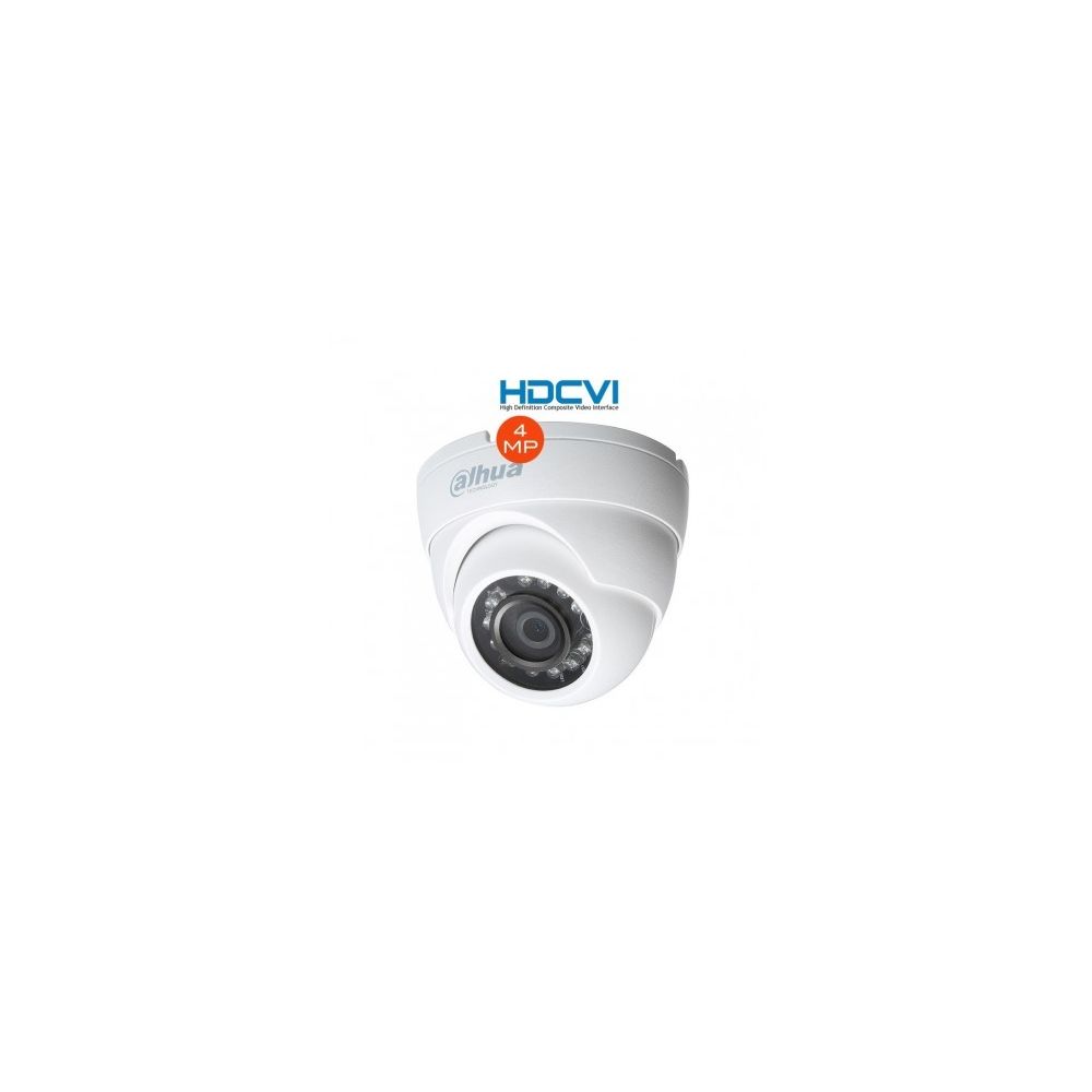 Dahua - Caméra de surveillance dôme HDCVI 4MP - Caméra de surveillance connectée