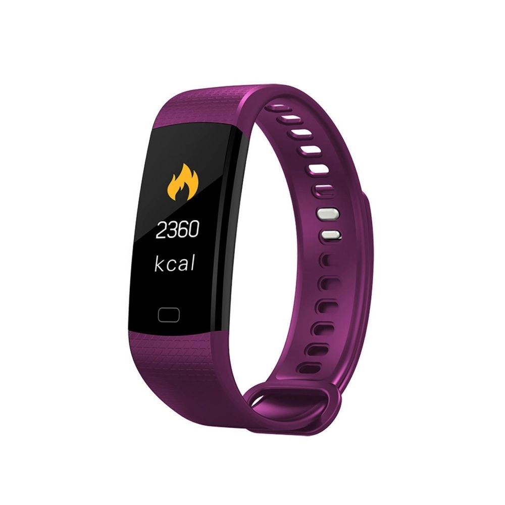 Wewoo - Bracelet connecté Violet 0,96 pouces Smart Bluetooth écran couleur 4.0, IP67 imperméable à l'eau, Mode sport de soutien / Moniteur de fréquence cardiaque / de sommeil / Rappel d'information, Compatible avec Android et iOS Système - Bracelet connecté