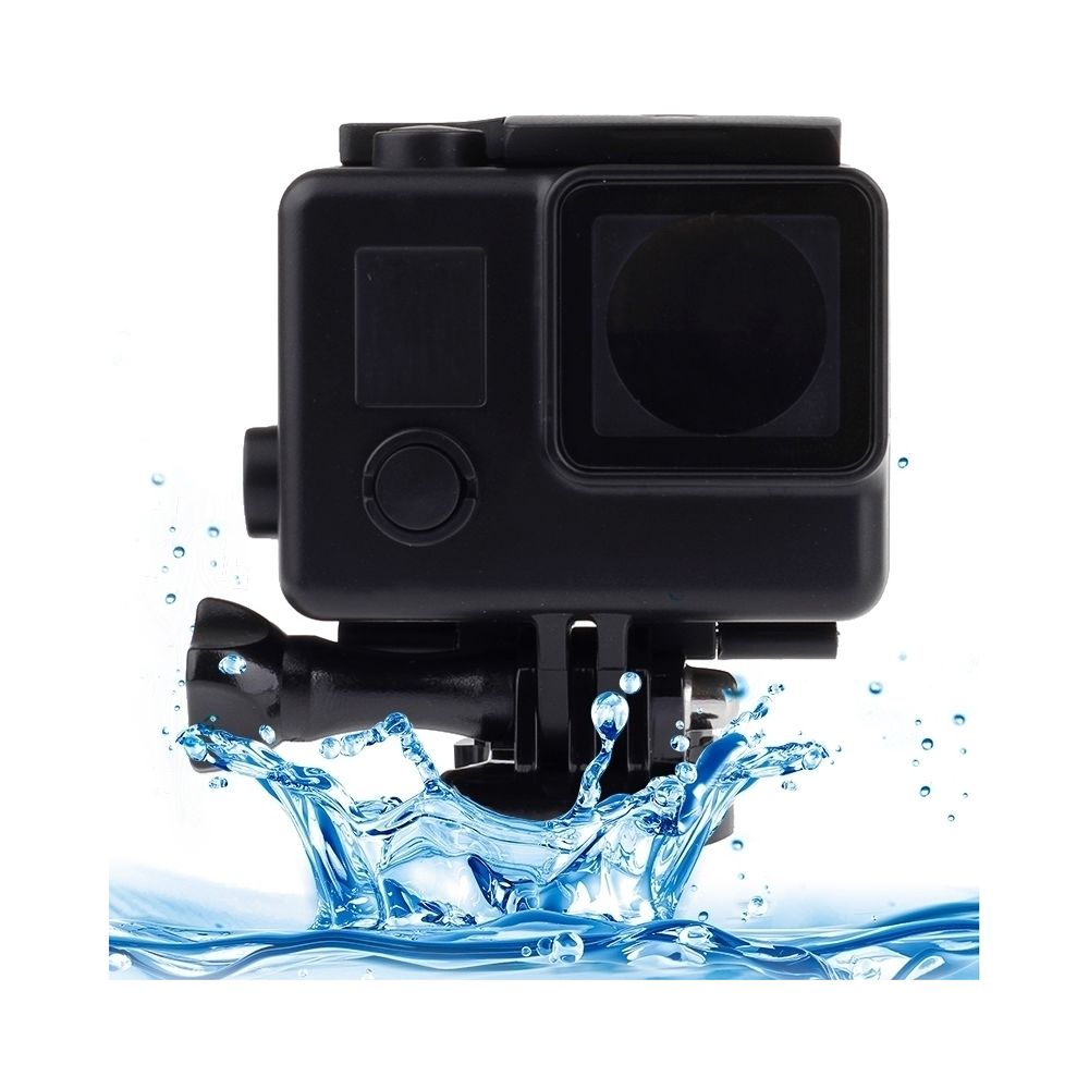 Wewoo - Pour GoPro HERO4 / 3 noir +, profondeur étanche: 10m Boîtier de protection étanche avec boucle de base de montage - Caméras Sportives