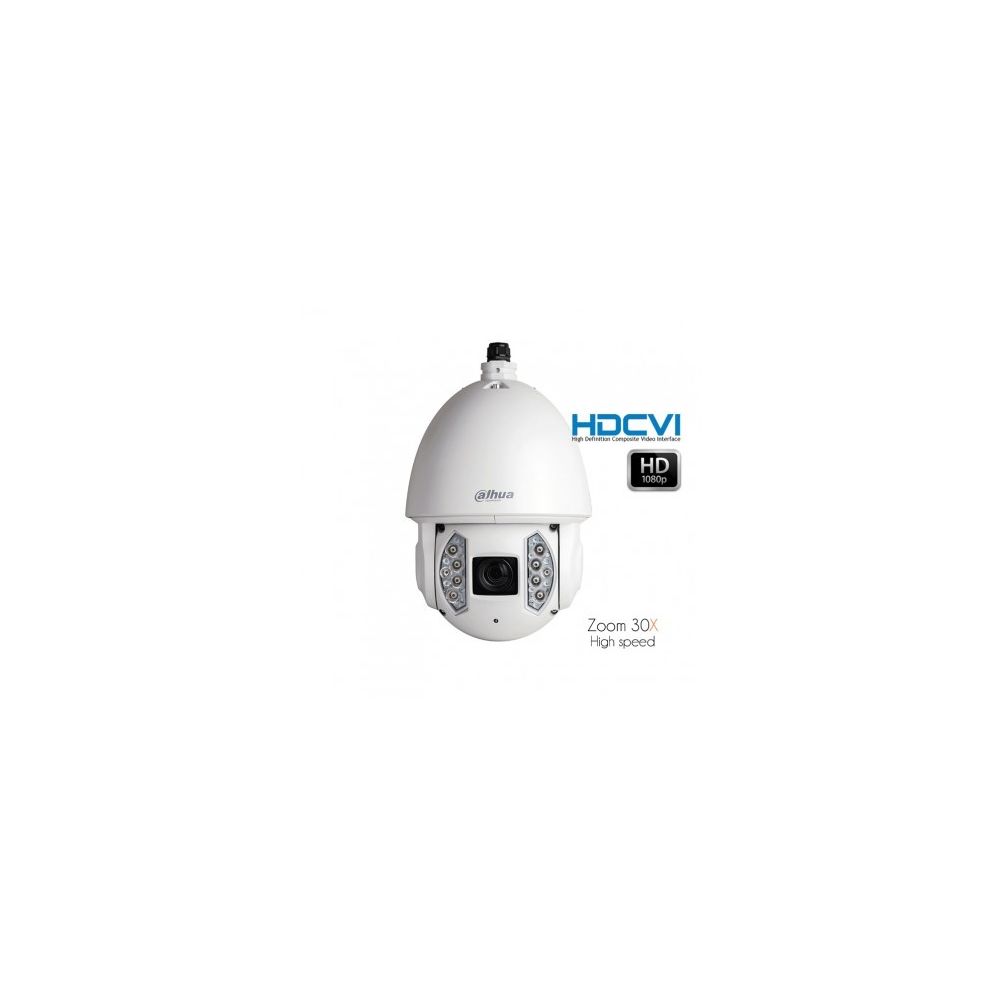 Dahua - Caméra dôme motorisé 30x 6-180mm HDCVI Série Starlight IR 200m - Caméra de surveillance connectée