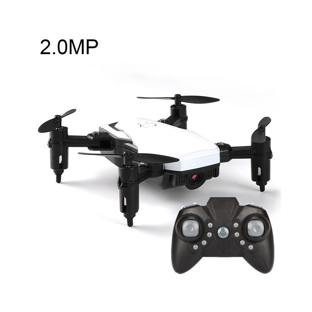 Wewoo - LF606 Wifi FPV MinRC pliable avec quadricoptère avec caméra 2.0MP et télécommande, une batterie, prise en charge d'une touche au décollage / atterrissage, retour d'une clé, mode sans tête, mode de maintien d'altitude (Blanc) - Drone connecté