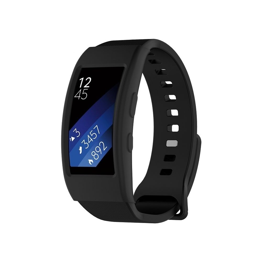 Wewoo - Protection écran Appareil portable intelligent, étui de pour montre Galaxy Gear Fit2 / Pro R360 (noir) - Accessoires montres connectées