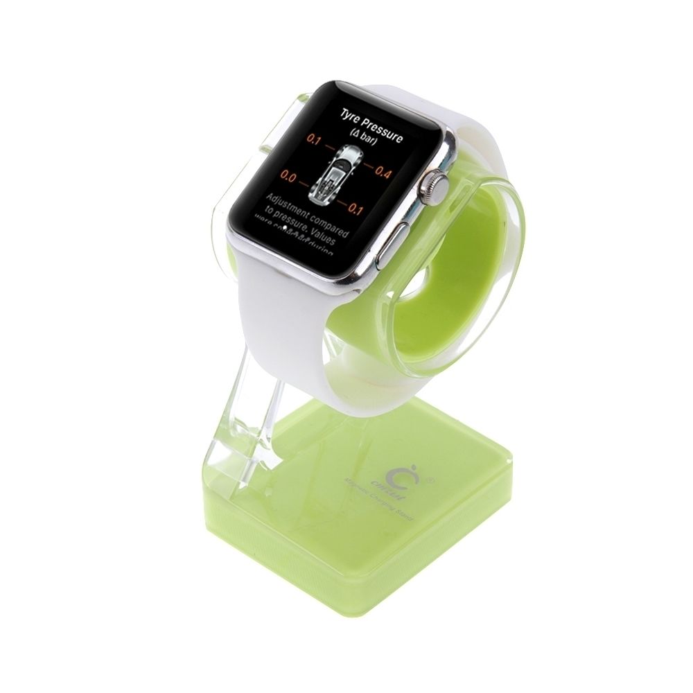 Wewoo - Support Holder vert pour iPhone 6s & 6s Plus, 6 & 6 Plus, 5 & 5S, Samsung Galaxy S6 / S5, HTC, Nokia, Sony Apple Watch 38mm & 42mm, Stand de chargeur en plastique - Accessoires Apple Watch