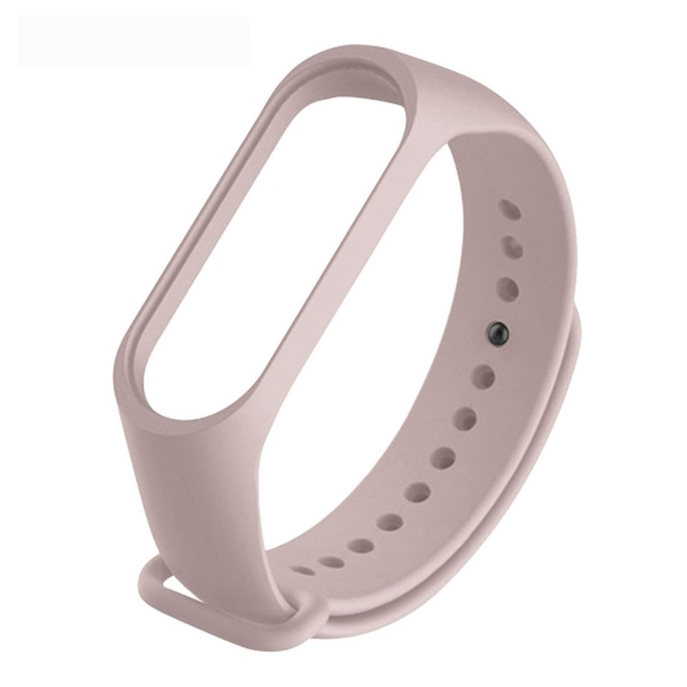 Wewoo - Bracelet pour montre connectée Bracelets de remplacement en TPU souple Pure Color Xiaomi Mi Band 4hôte non inclus rose - Bracelet connecté