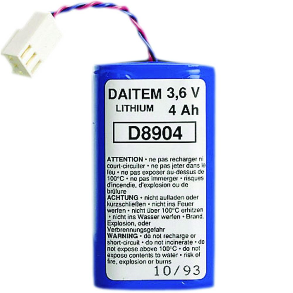 Hager - pile lithium - alarme radio - 3.6v / 4ah - hager batli05 - Alarme connectée
