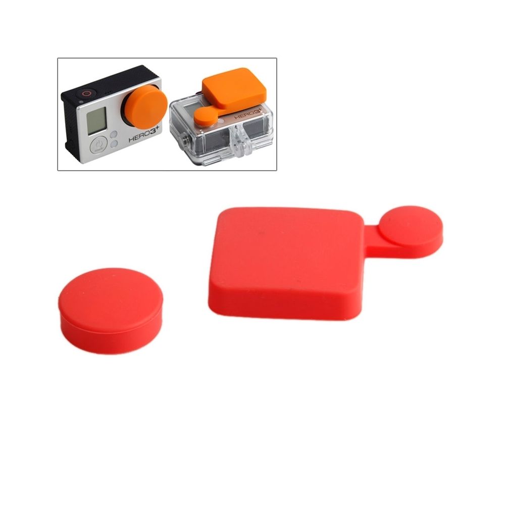 Wewoo - Rouge pour GoPro Hero 4 / 3+ Silicone Cover Set - Caméras Sportives