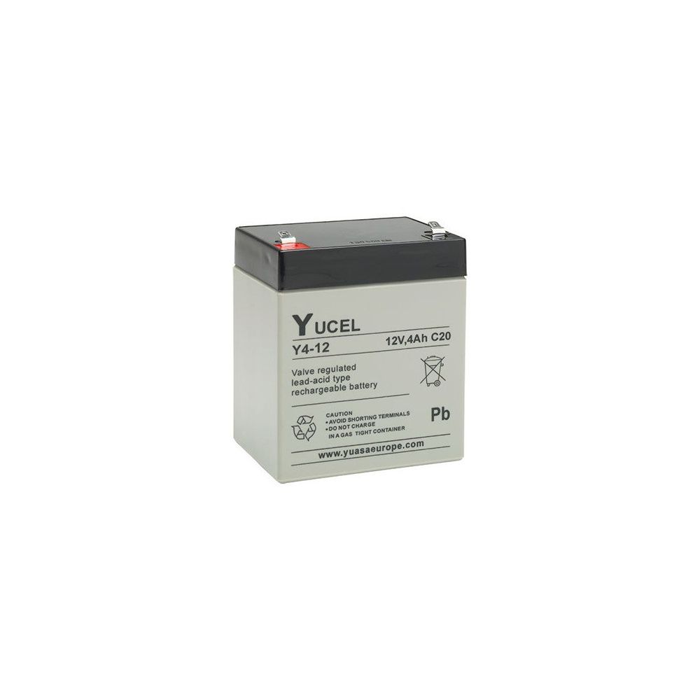 Yuasa - Batterie plomb étanche Y4-12FR Yuasa Yucel 12v 4ah - Alarme connectée