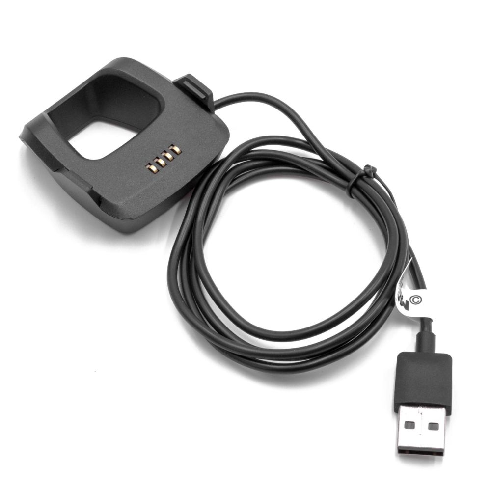 Vhbw - vhbw Câble USB station d'accueil chargeur noir pour Smartwatch, bracelet d'activité compatible avec Garmin Forerunner 205, Forerunner 305 - Accessoires montres connectées