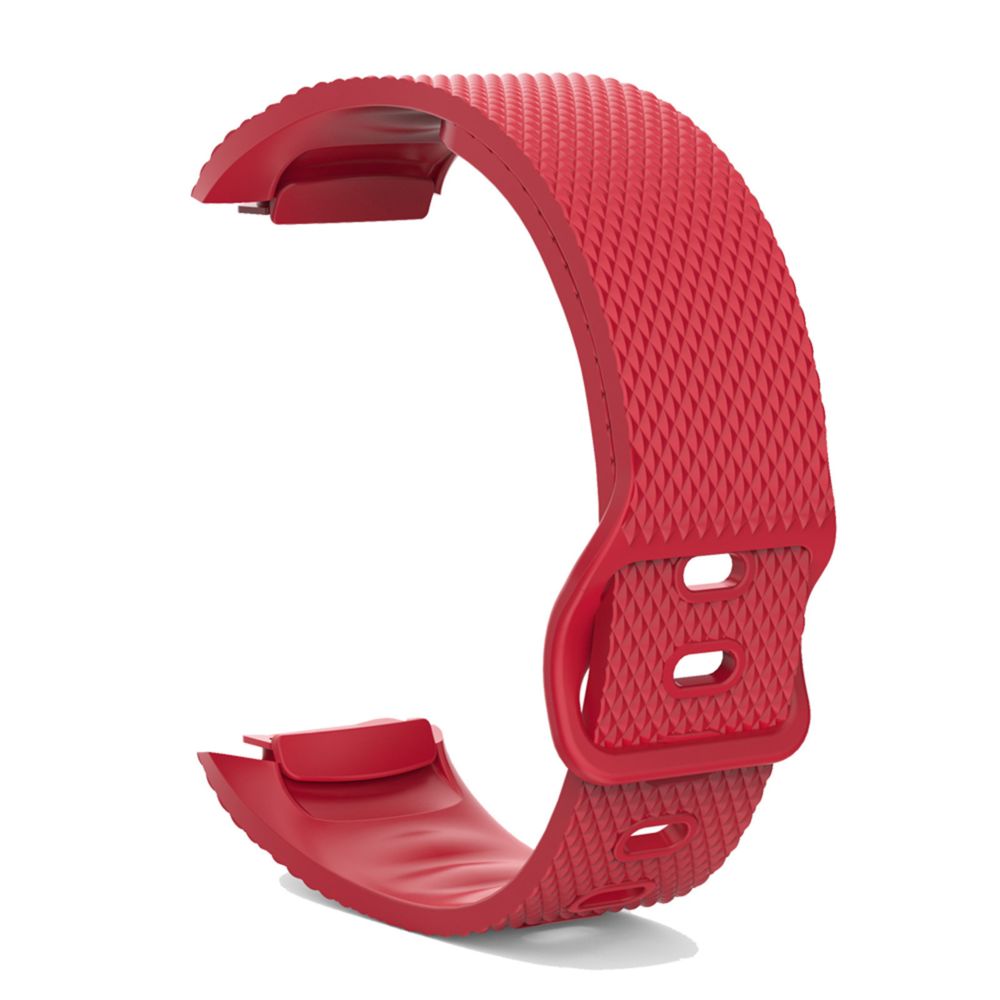 Generic - Remplacement de bracelet de montre en TPU pour Samsung Gear Fit2 SM-R360 Fit2 Pro SM-R365 Rouge - Bracelet connecté